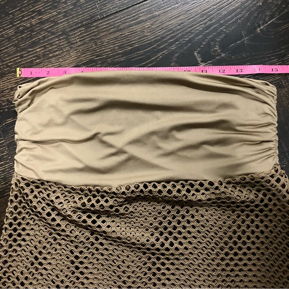 Beach style tan lace dress - Picture 5 of 6